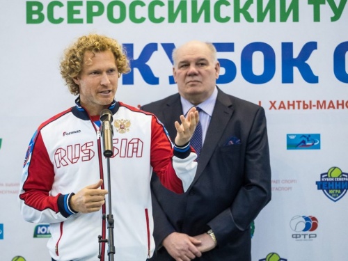 Дмитрий Турсунов на церемонии открытия второй недели Кубка Севера 2018